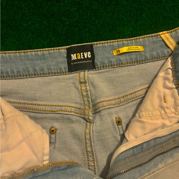The Ettie High-Rise Crop Wide-Leg Jeans by Maeve - New with Tag - Light Denim - Picture 6 of 8